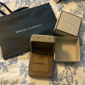 Suede David Yurman watch box
